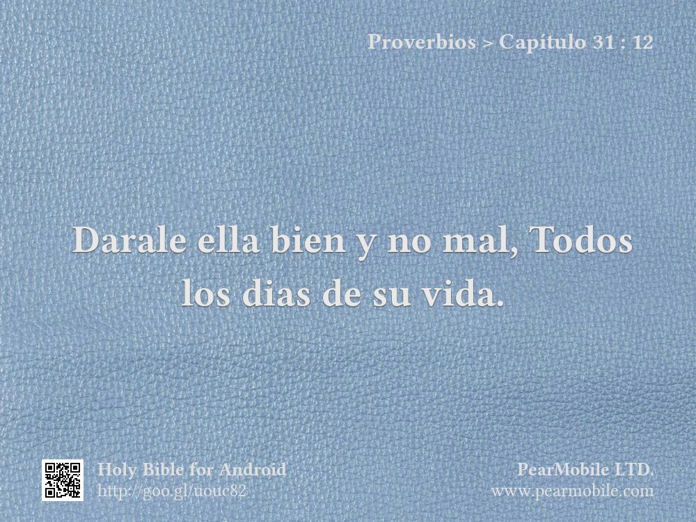 Proverbios, Capítulo 31:12